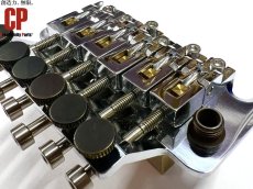 画像7: [Creatifinity Parts] チタン製 新仕様 旧仕様にも対応 インサートブロック 6個セット メタリックゴールド フロイドローズ等のFRT用アップグレードパーツ (7)